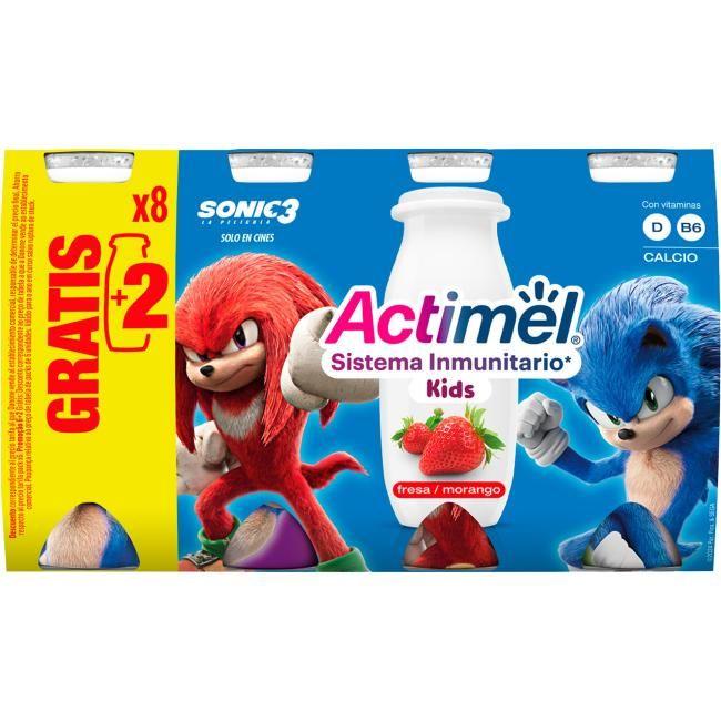 Eroski Actimel Sabor Fresa DANONE Pack 6x100 G