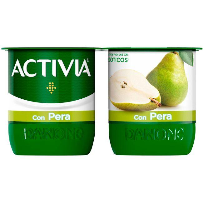 Eroski Activia Con Pera DANONE Pack 4x120 G