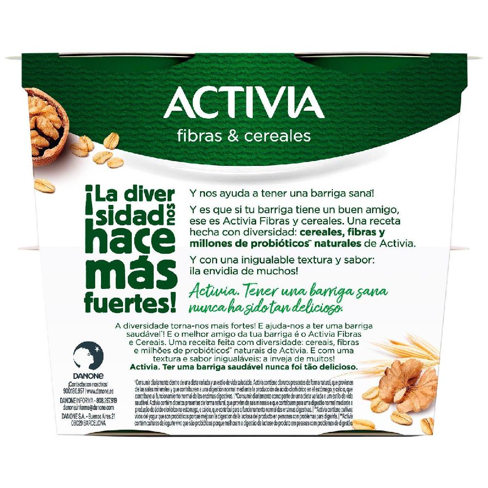 Eroski Activia De Avena-nueces DANONE Pack 4x115 G