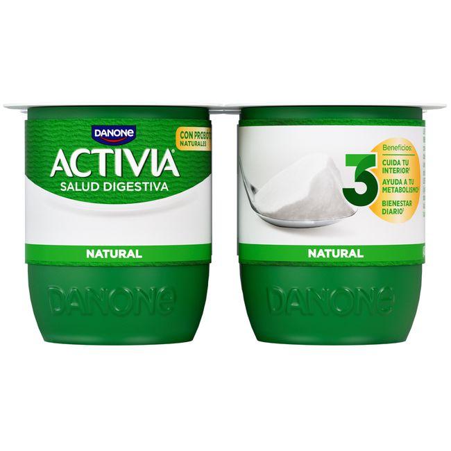 Eroski Activia Natural DANONE Pack 4x120 G