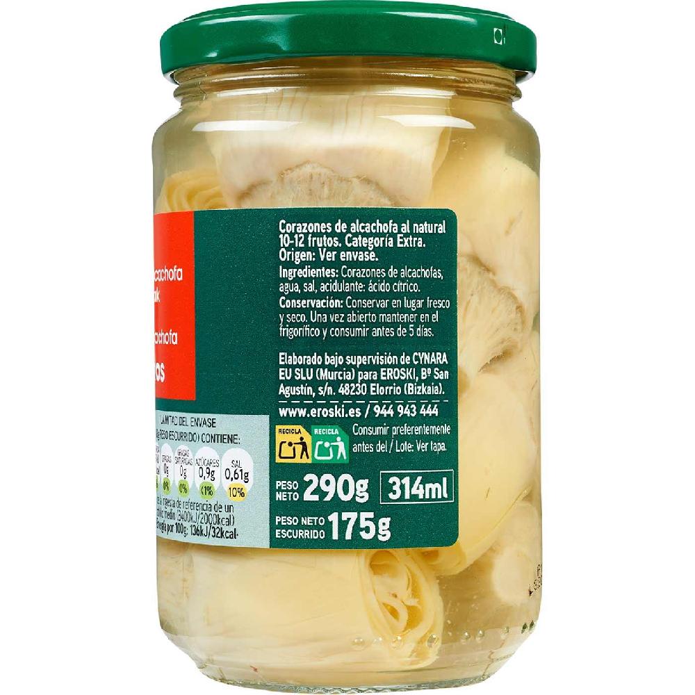 Eroski Alcachofa 10/12 Frutos EROSKI Frasco 175 G