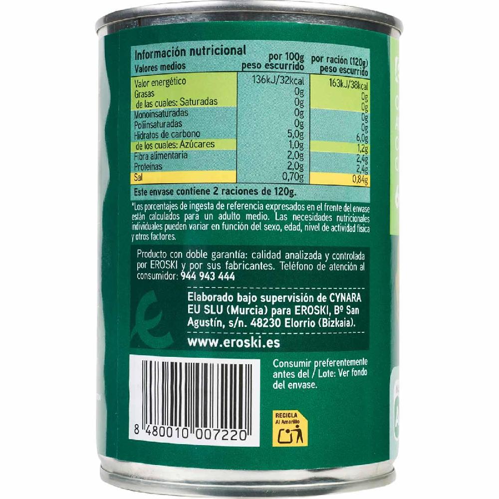 Eroski Alcachofa 6/8 Frutos EROSKI Lata 240 G