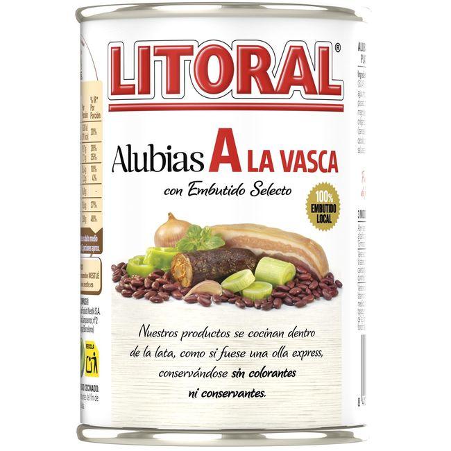 Eroski Alubias A La Vasca LITORAL Lata 430 G