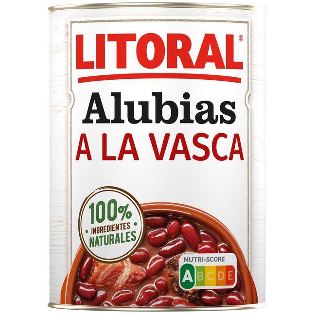 Eroski Alubias a la vasca LITORAL lata 430 g