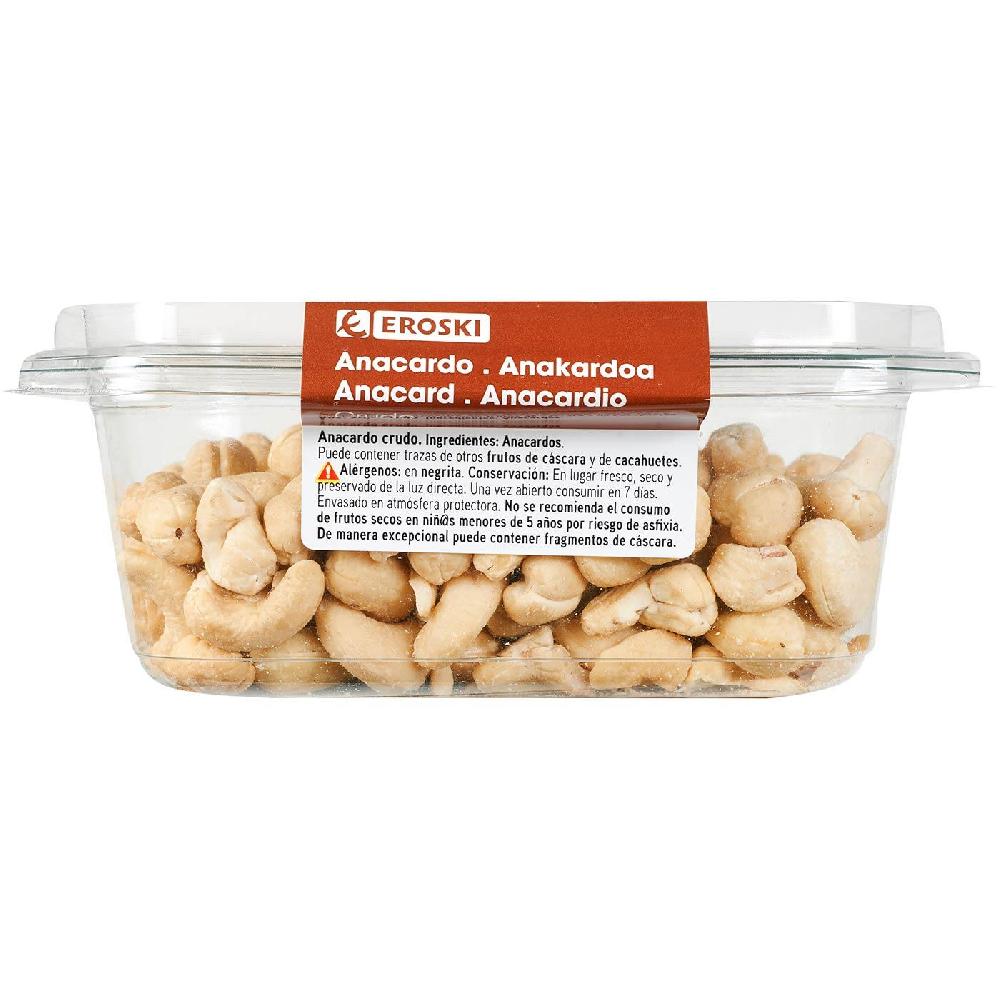Eroski Anacardo Crudo EROSKI Tarrina 185 G