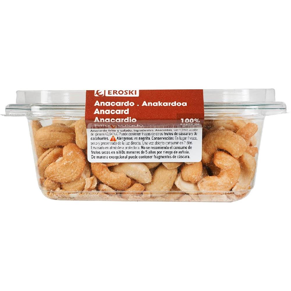 Eroski Anacardos Fritos EROSKI Tarrina 200 G