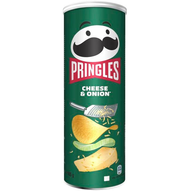 Eroski Aperitivo cheese&onion PRINGLES tubo 165 g