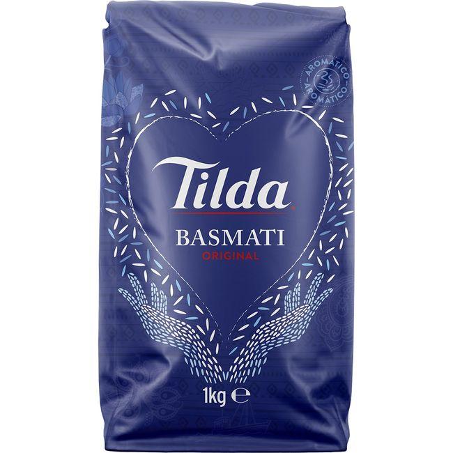 Eroski Arroz basmati TILDA paquete 1 kg