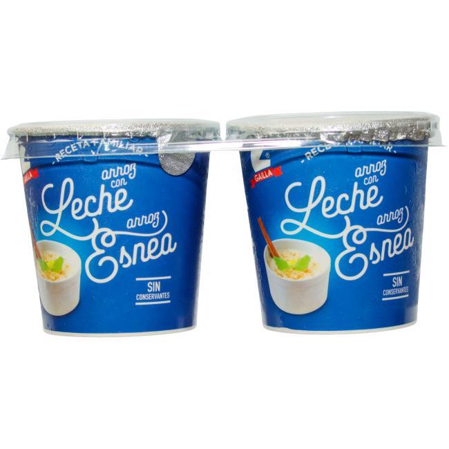 Eroski Arroz con leche GAILLA pack 2x125 g