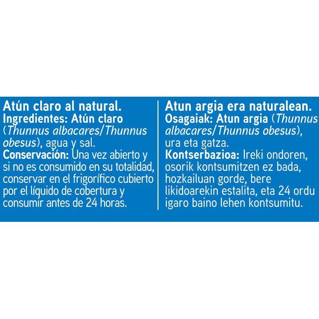 Eroski Atún Claro Al Natural EROSKI Pack 6x56 G