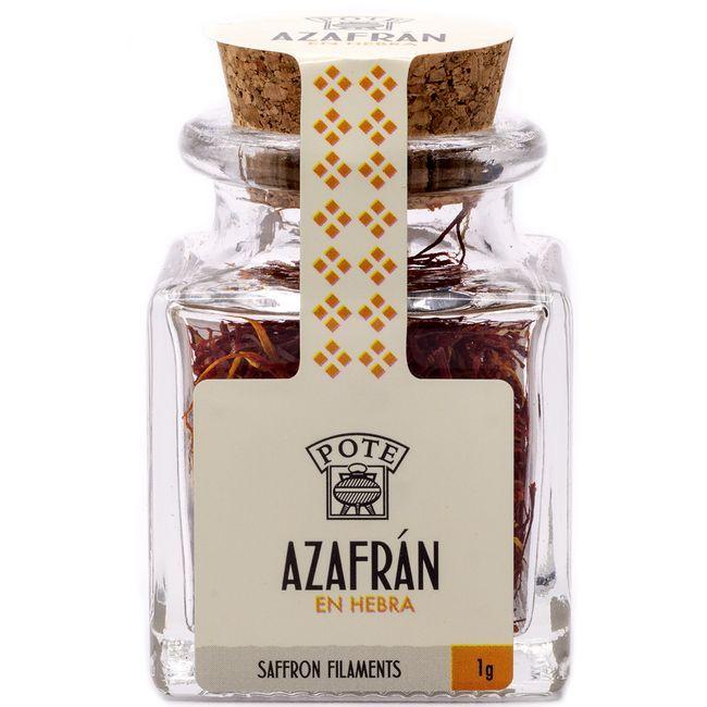 Eroski Azafrán en hebras POTE tarro 1 g