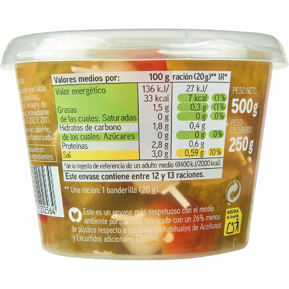 Eroski Banderillas Picantes EROSKI Cubeta 250 G