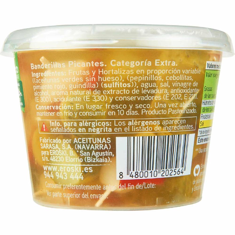 Eroski Banderillas Picantes EROSKI Cubeta 250 G
