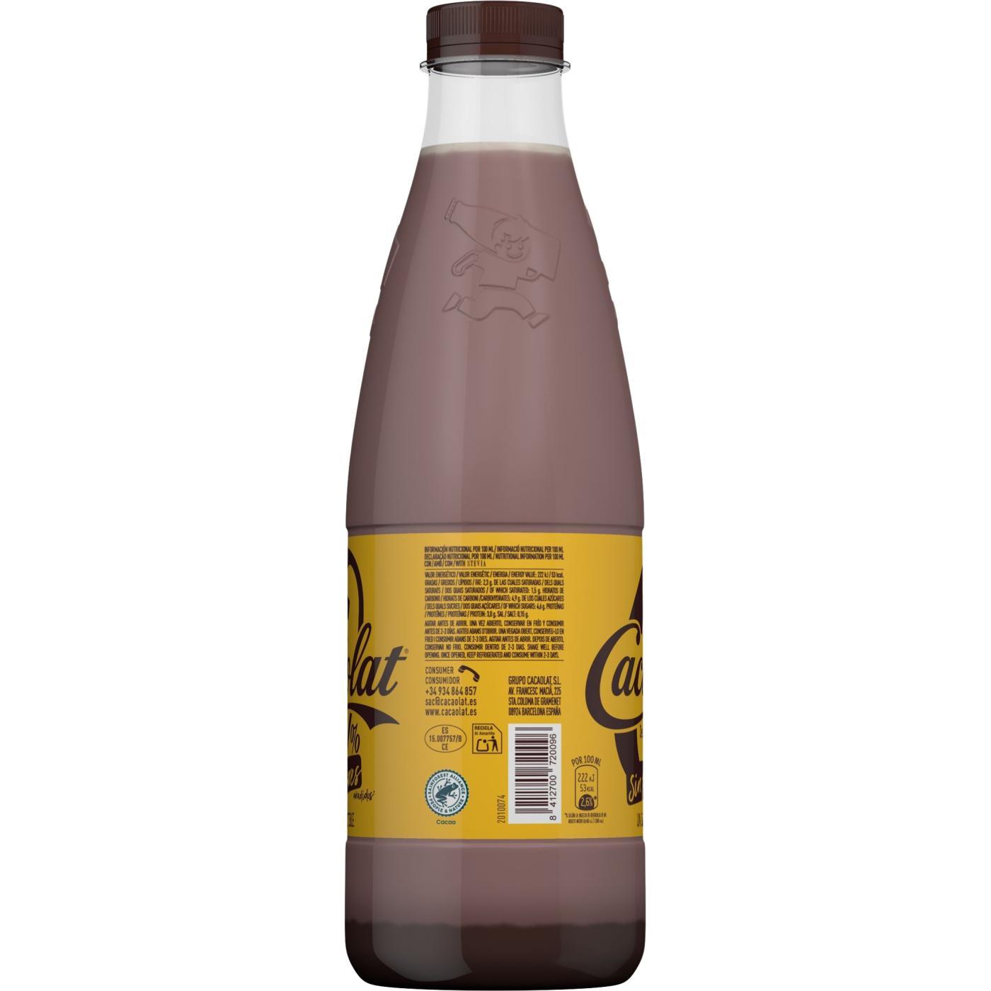 Eroski Batido De Cacao 0% CACAOLAT Botella 1 Litro