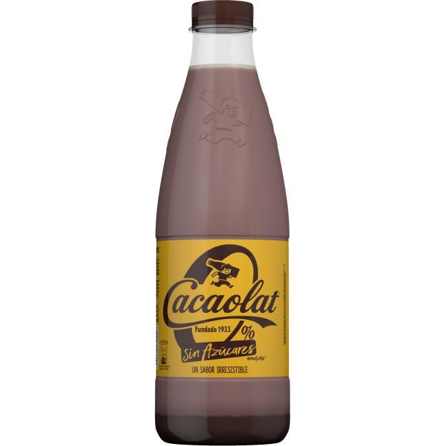 Eroski Batido de cacao 0% CACAOLAT botella 1 litro