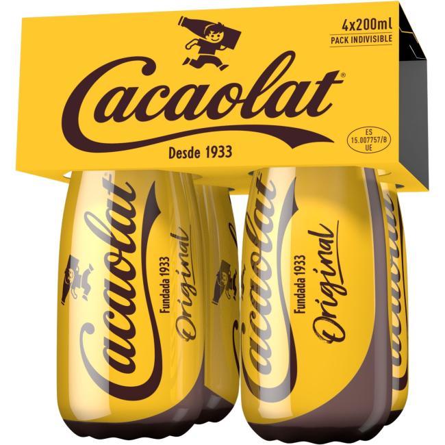 Eroski Batido De Cacao CACAOLAT Pack 4x200 Ml