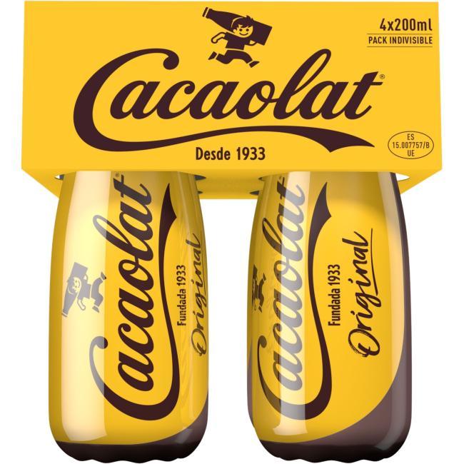Eroski Batido de cacao CACAOLAT pack 4x200 ml
