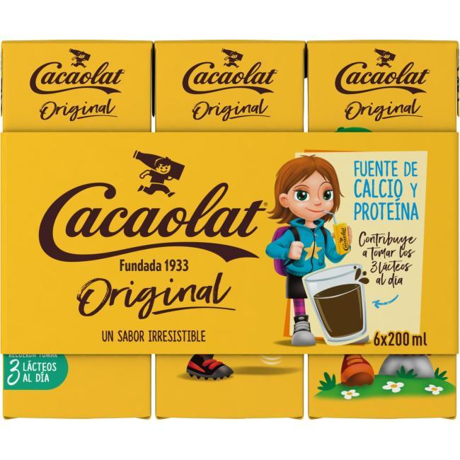 Eroski Batido de cacao CACAOLAT pack 6x200 ml