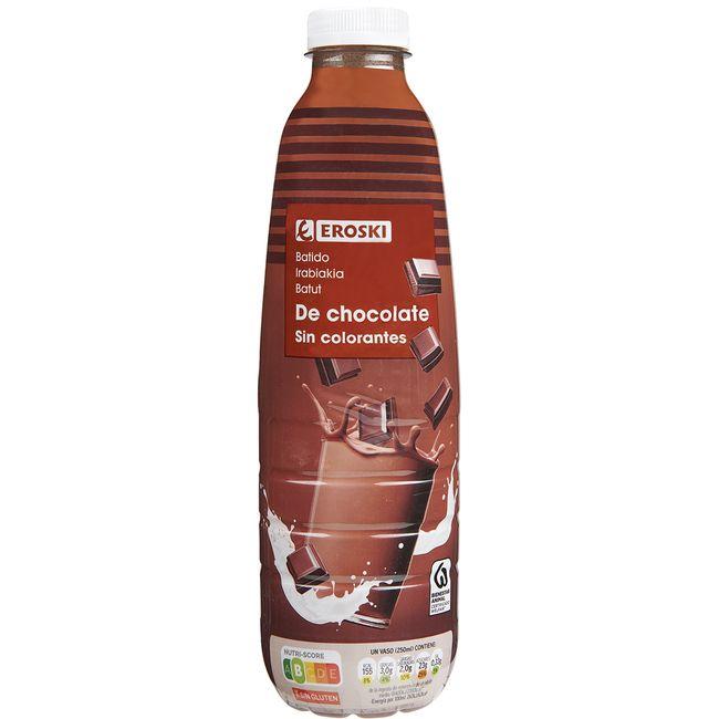 Eroski Batido de cacao EROSKI botella 1 litro
