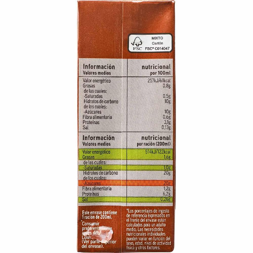 Eroski Batido De Cacao EROSKI Pack 6x200 Ml