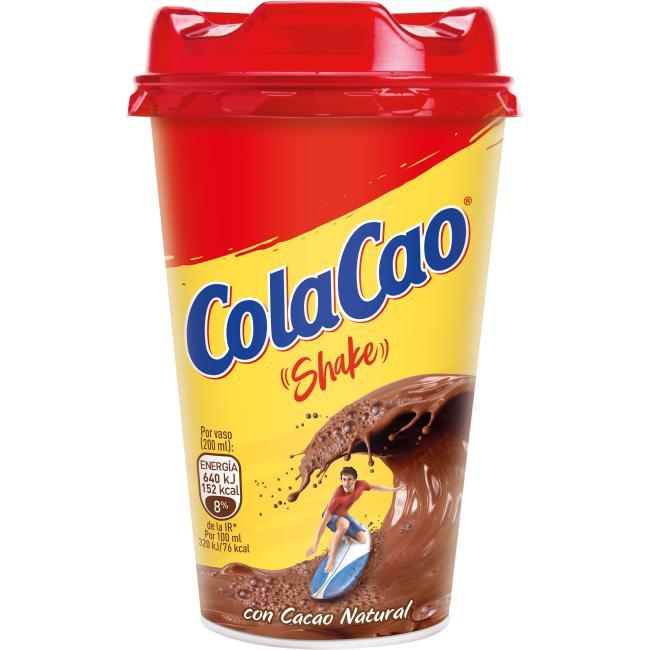 Eroski Batido de cacao Shake COLA CAO vaso 200 ml