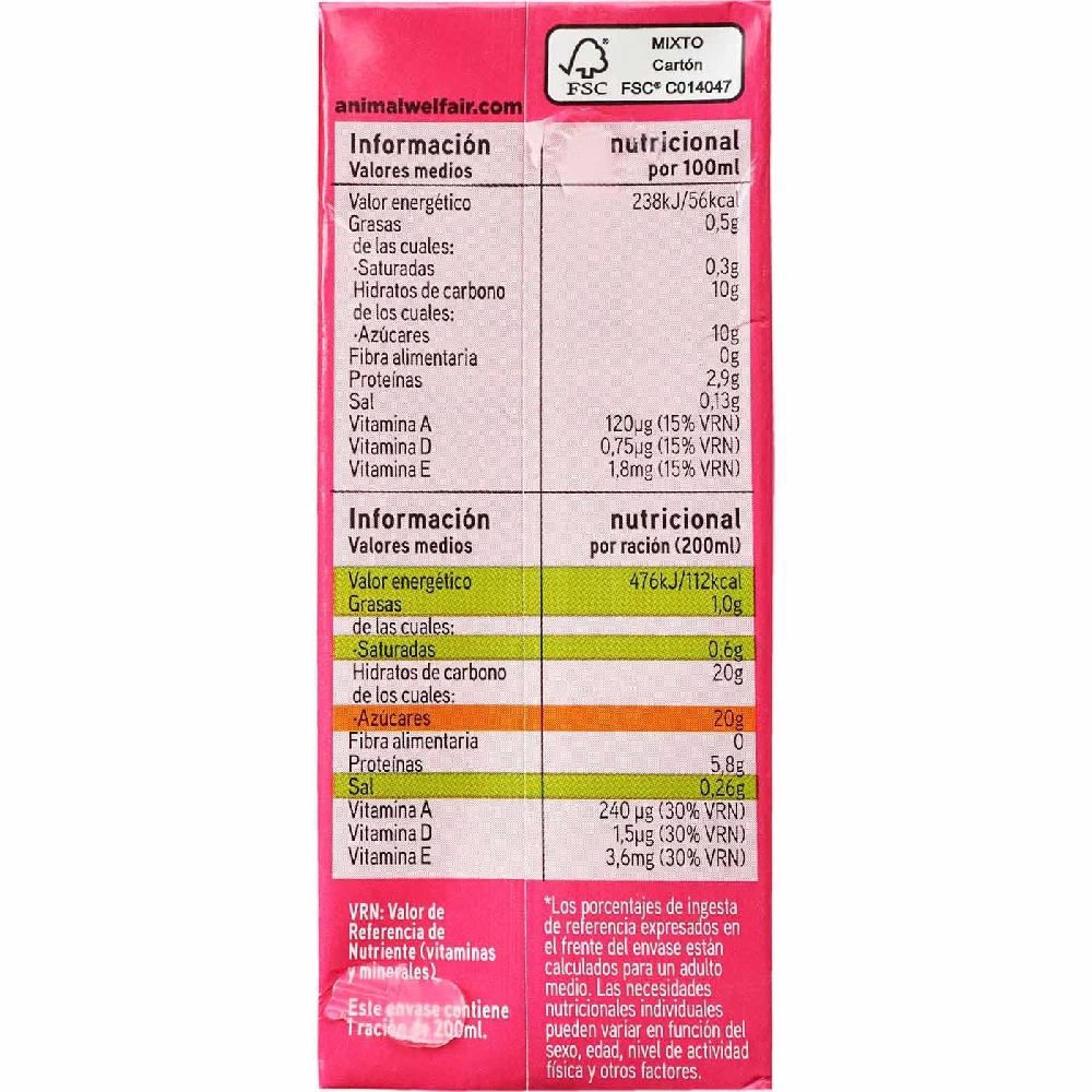 Eroski Batido De Fresa EROSKI Pack 6x200 Ml