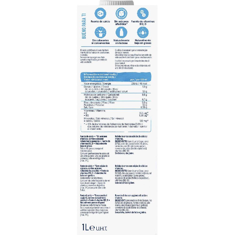 Eroski Bebida De Arroz ALPRO Brik 1 Litro