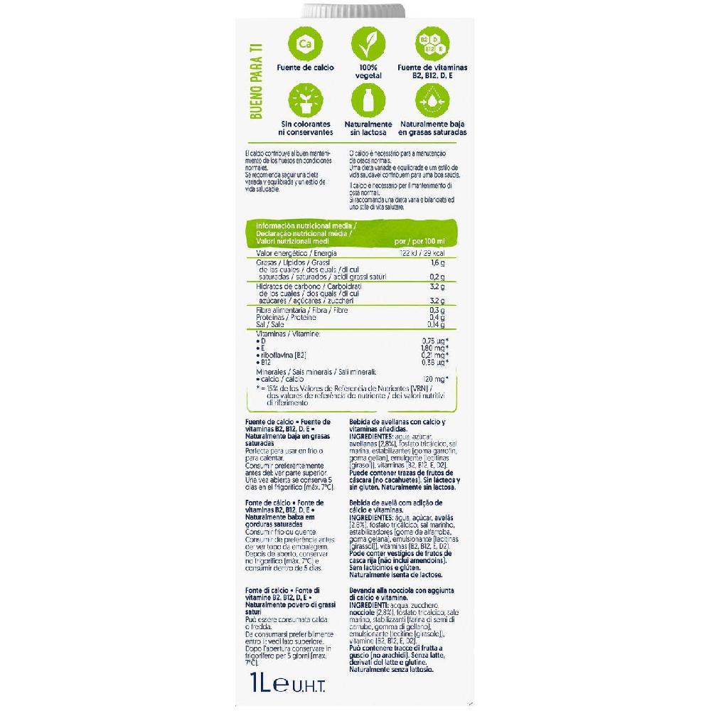 Eroski Bebida De Avellanas ALPRO Brik 1 Litro