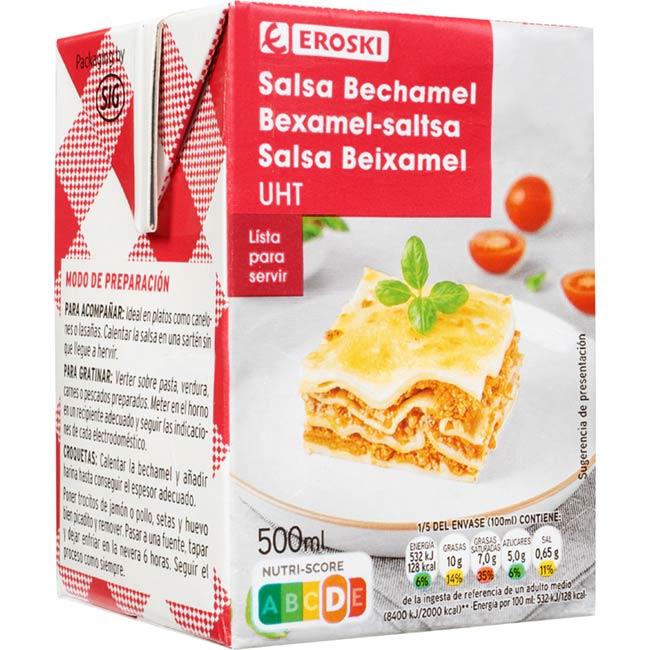 Eroski Bechamel EROSKI Brik 500 Ml