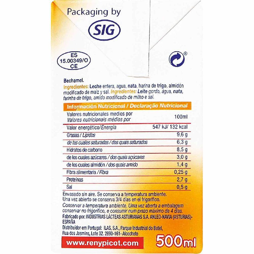 Eroski Bechamel RENY PICOT Brik 500 Ml