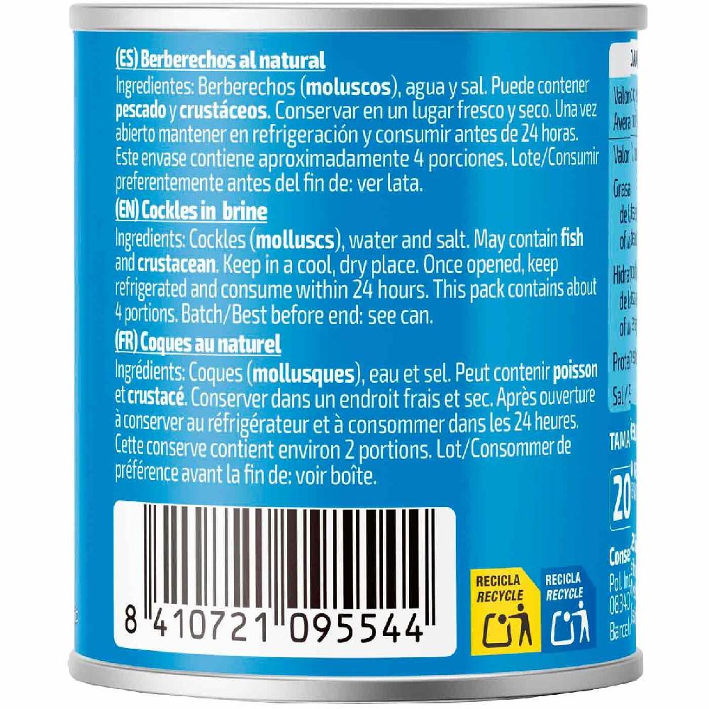 Eroski Berberecho DANI Lata 90 G