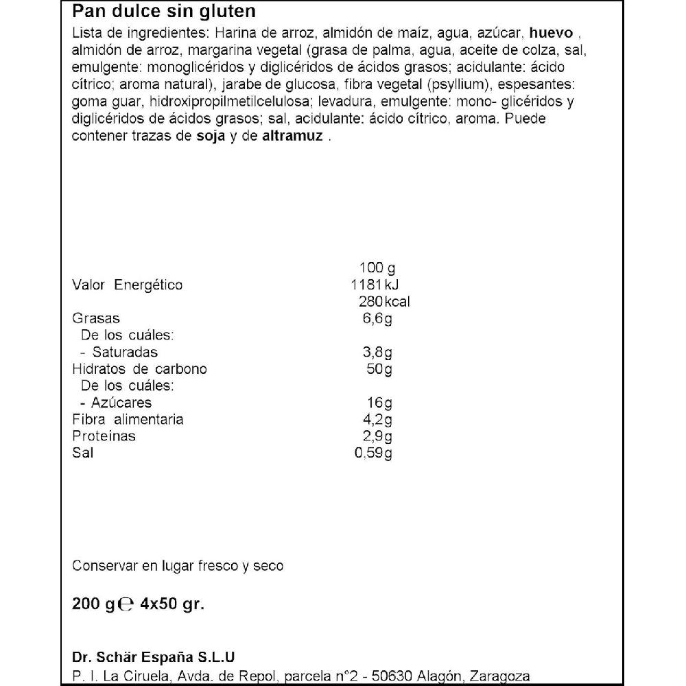 Eroski Bon Matin Sin Gluten SCHAR Pack 4x50 G