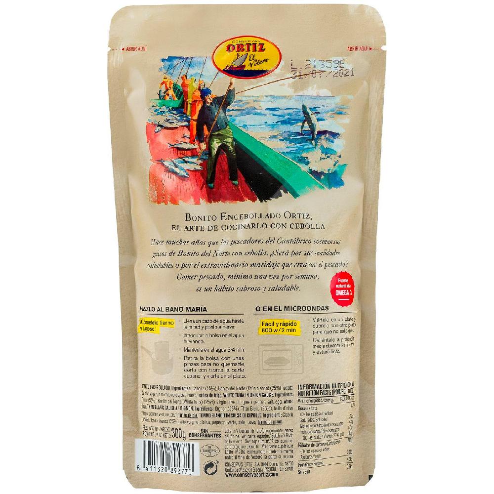 Eroski Bonito Encebollado ORTIZ Pouch 300 G