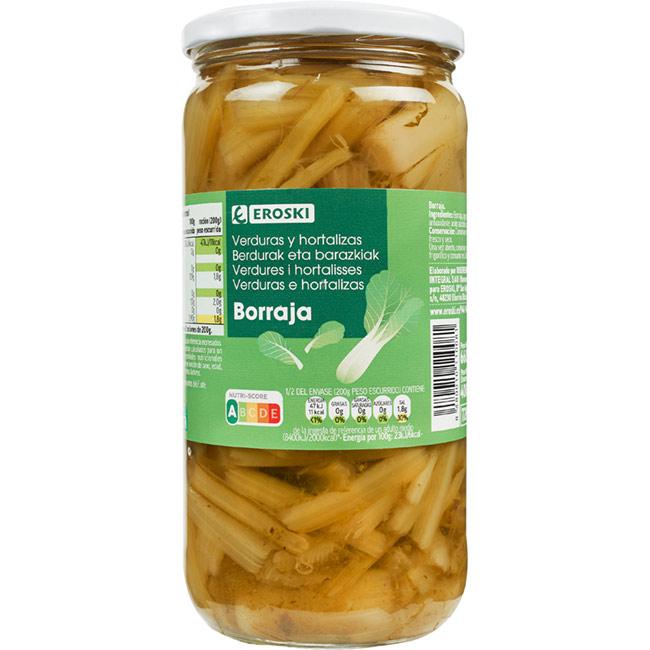 Eroski Borraja troceada EROSKI frasco 400 g