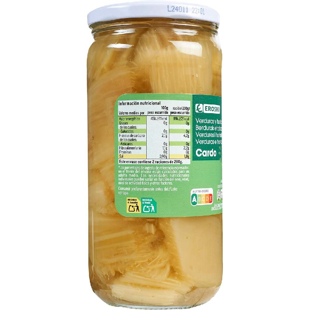 Eroski Cardo Troceado EROSKI Frasco 400 G