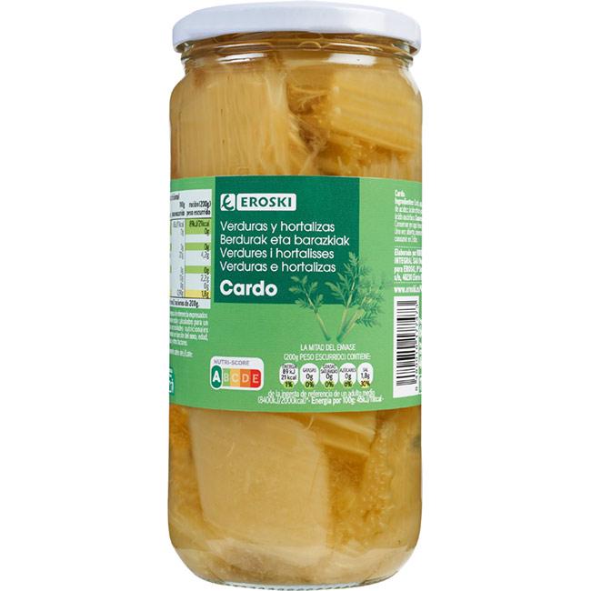 Eroski Cardo troceado EROSKI frasco 400 g