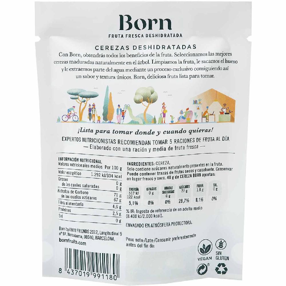 Eroski Cereza Deshidratada BORN Bolsa 40 G