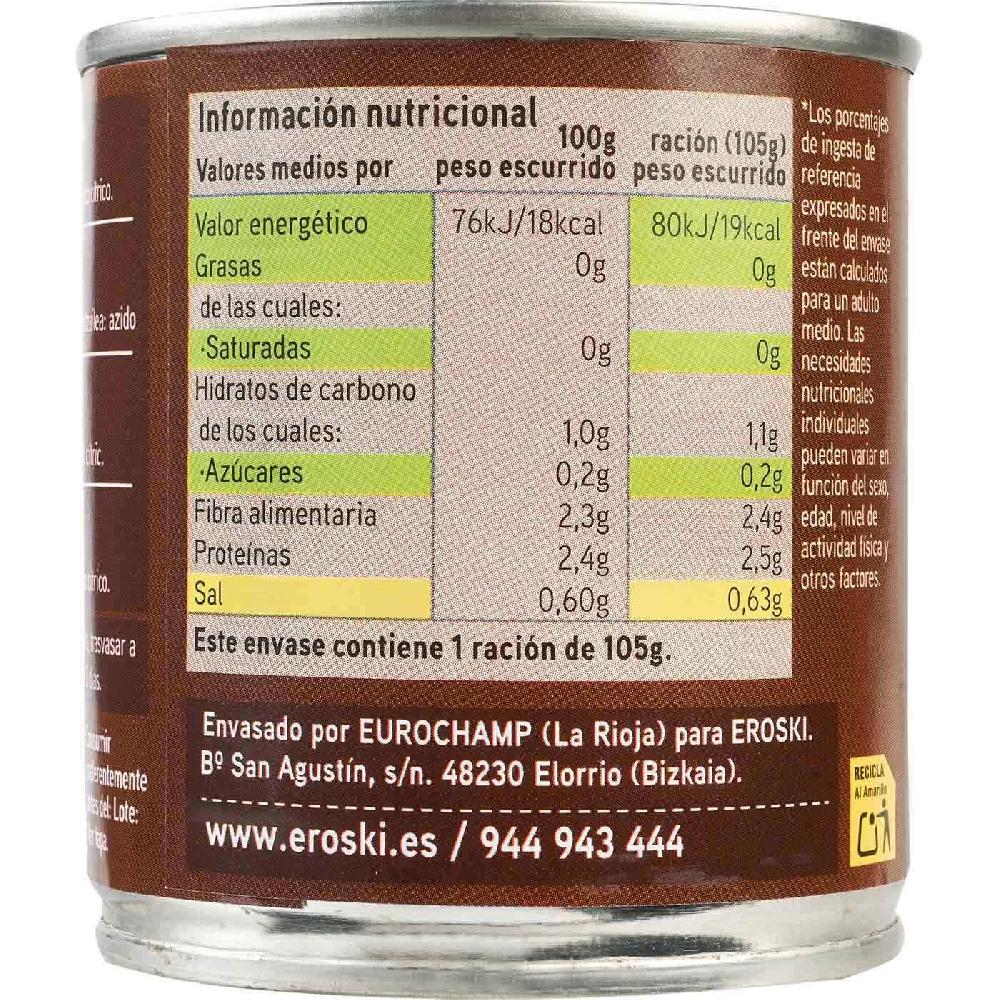 Eroski Champiñon Entero EROSKI Pack 3x105 G