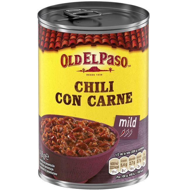 Eroski Chili Con Carne OLD EL PASO Lata 418 G
