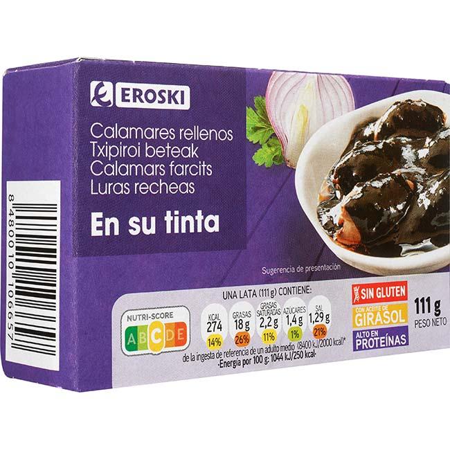 Eroski Chipirón En Su Tinta EROSKI Lata 106 G