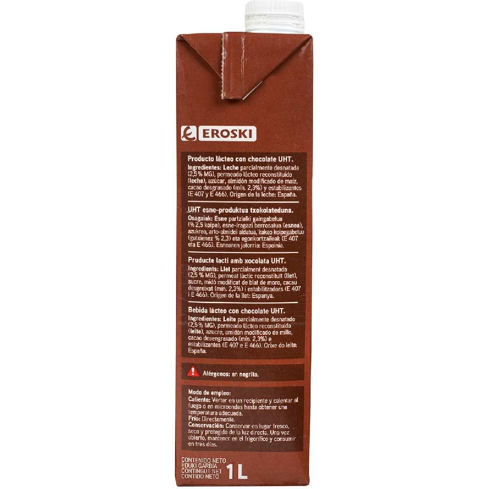 Eroski Chocolate A La Taza EROSKI Brik 1 Litro