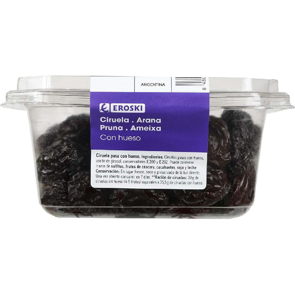 Eroski Ciruelas Con Hueso EROSKI Tarrina 320 G