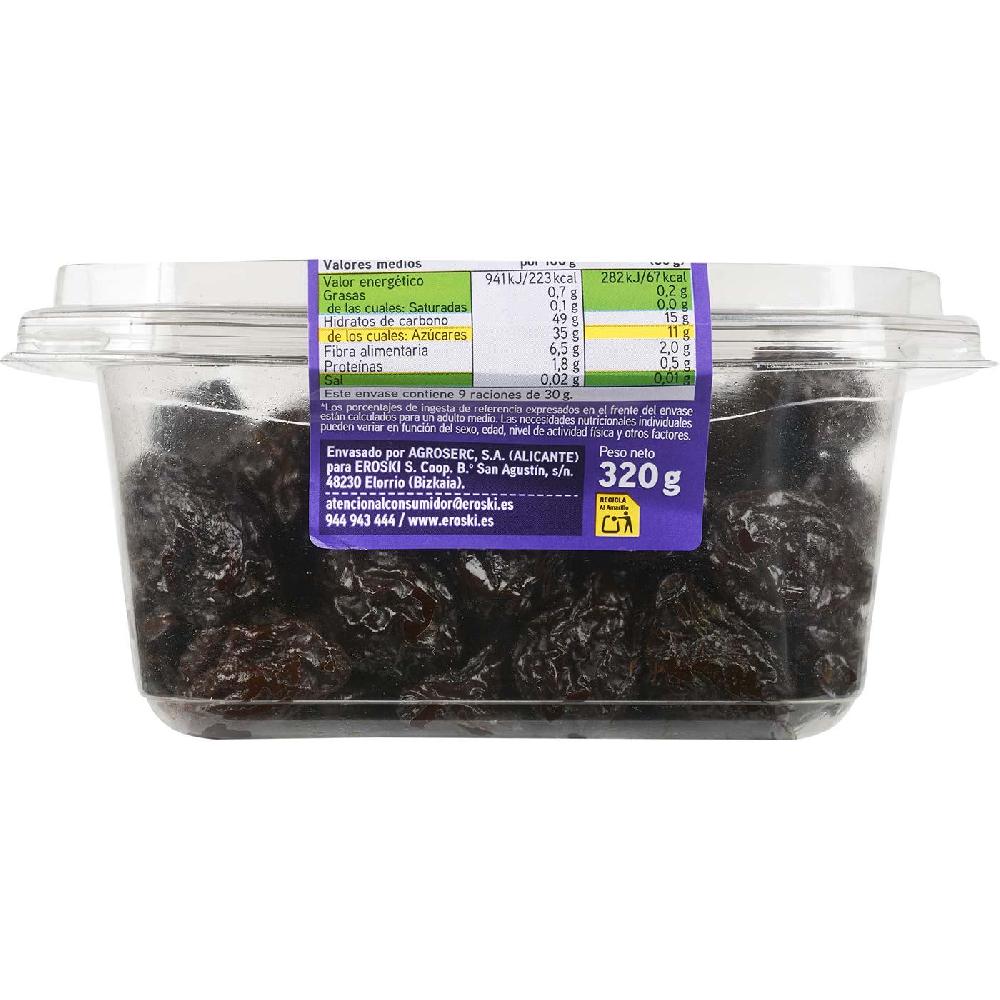 Eroski Ciruelas Con Hueso EROSKI Tarrina 320 G