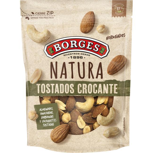 Eroski Cocktail crocante BORGES NATURA bolsa 170 g