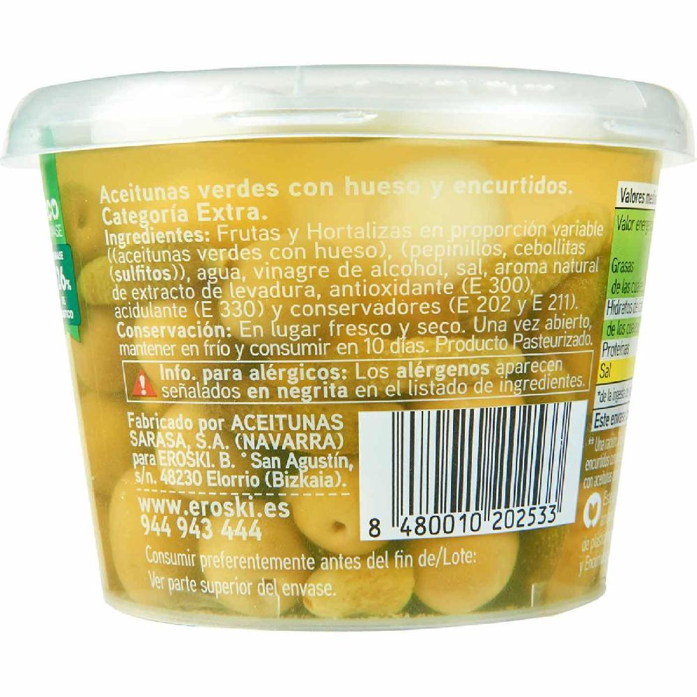 Eroski Cocktail De Encurtidos EROSKI Cubeta 300 G