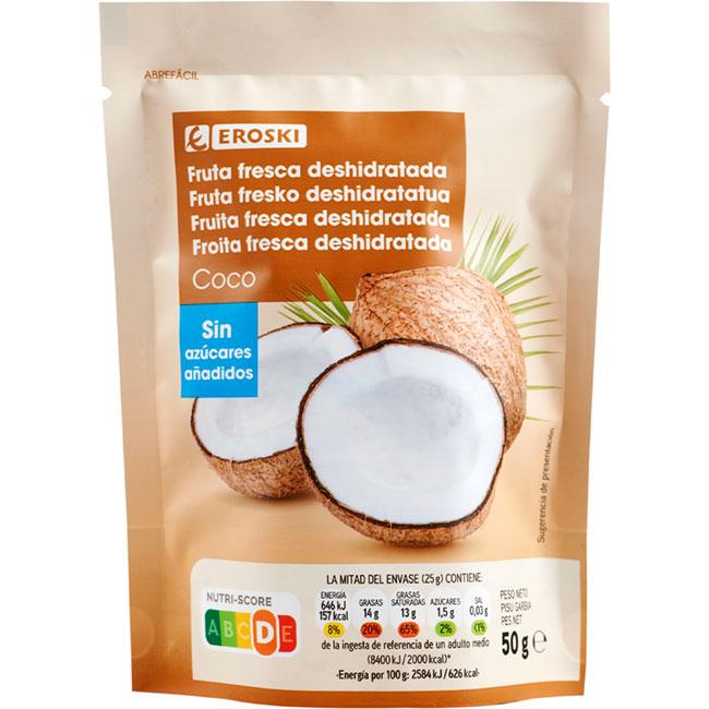 Eroski Coco deshidratado EROSKI bolsa 50 g