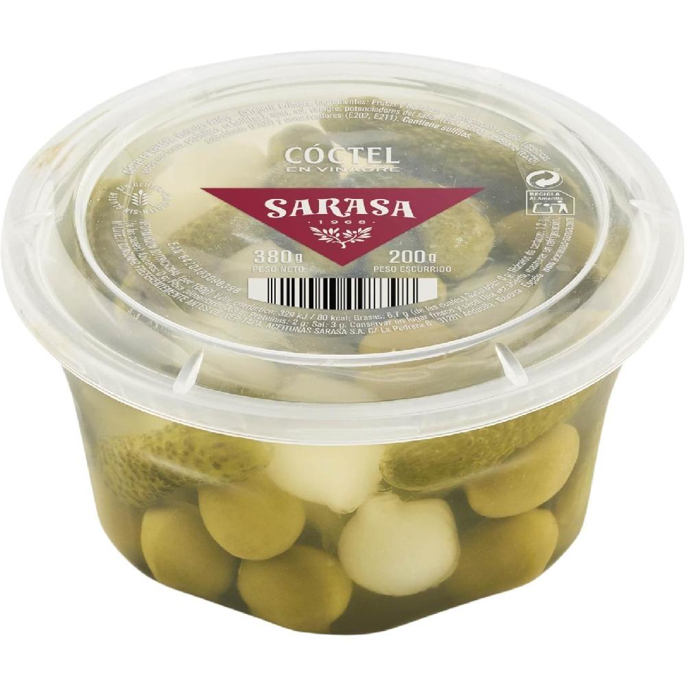 Eroski Cóctel en vinagre SARASA tarrina 200 g
