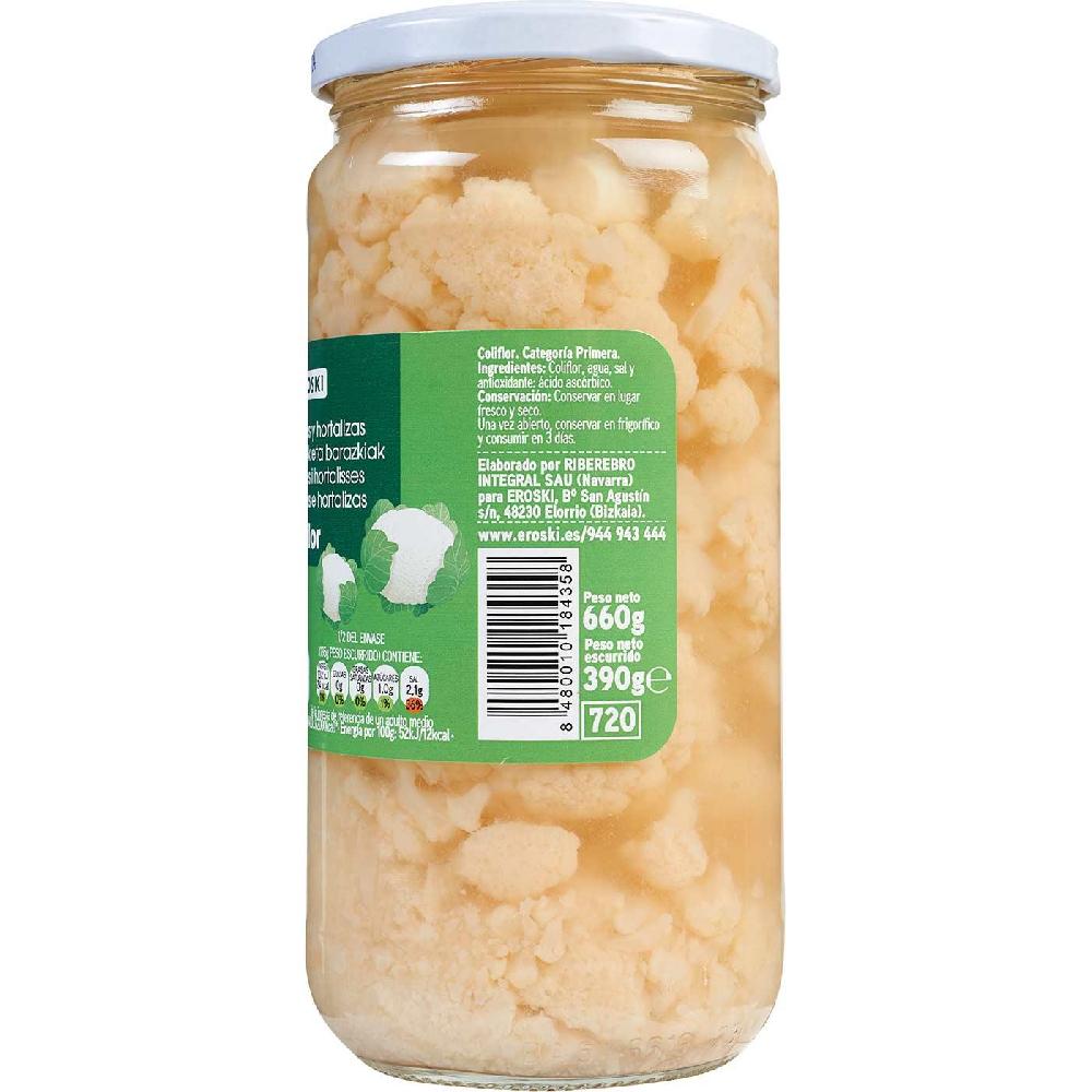 Eroski Coliflor EROSKI Frasco 390 G