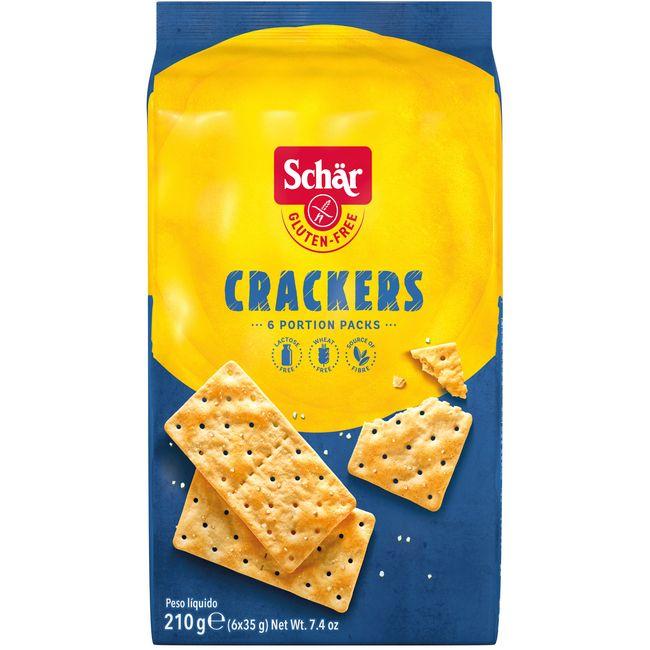 Eroski Cracker sin gluten SCHAR paquete 210 g