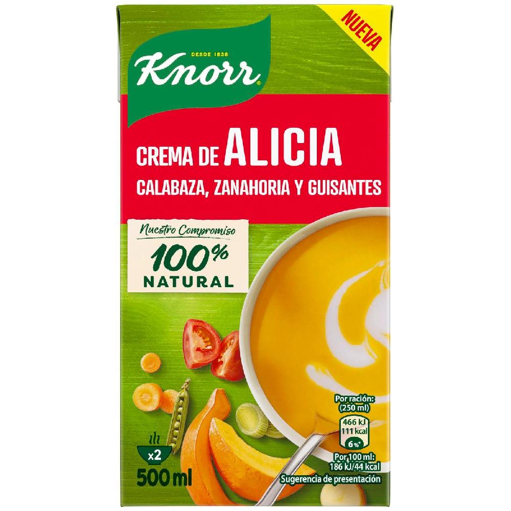 Eroski Crema Alicia KNORR brik 500 ml